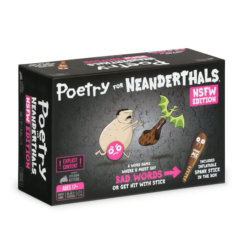 Exploding Kittens Poetry for Neanderthals NSFW Edition Card Games for