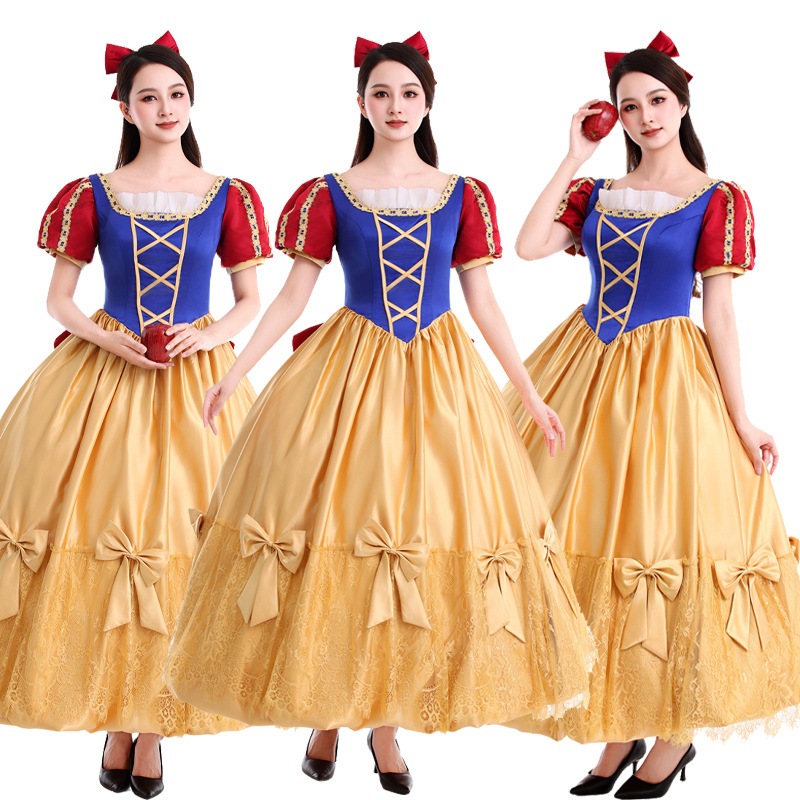 白雪姫風 コスプレ ハロウィン 仮装 プリンセス ドレス コスチューム レディース 衣装 大人 イベント 仮装 文化祭 学園祭 誕生日