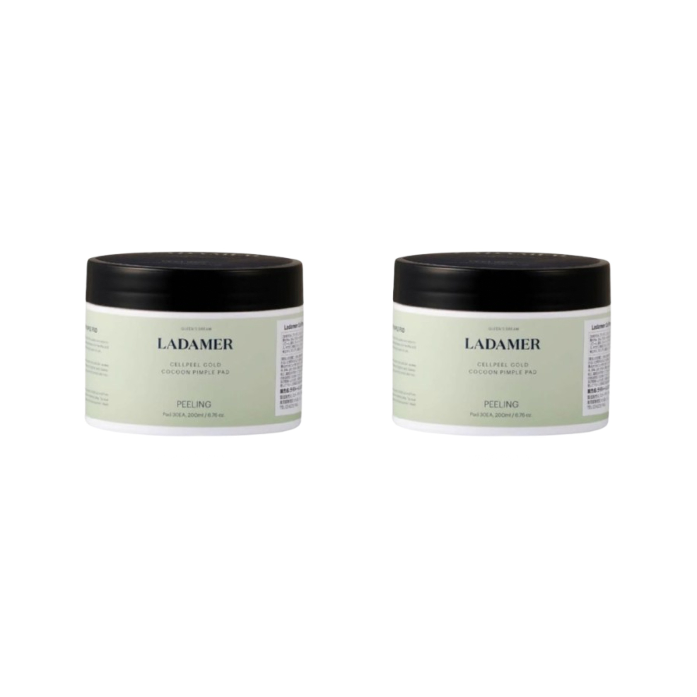 【２個セット】LADAMER ラダメール ピーリング ピンプルパッド 30枚入 箱なし 正規品
