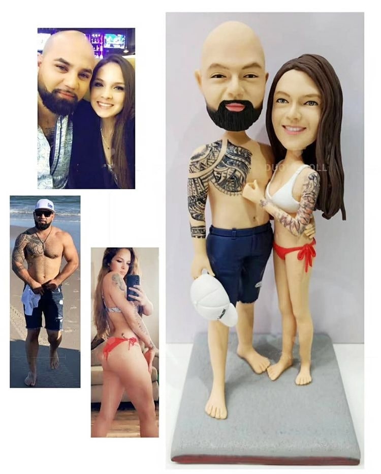 【オーダーメイド】3D肖像画 似顔絵 人形 フィギュア 結婚祝い 周年記念日 カップル 彼氏 彼女 夫婦 両親 贈呈品 記念品