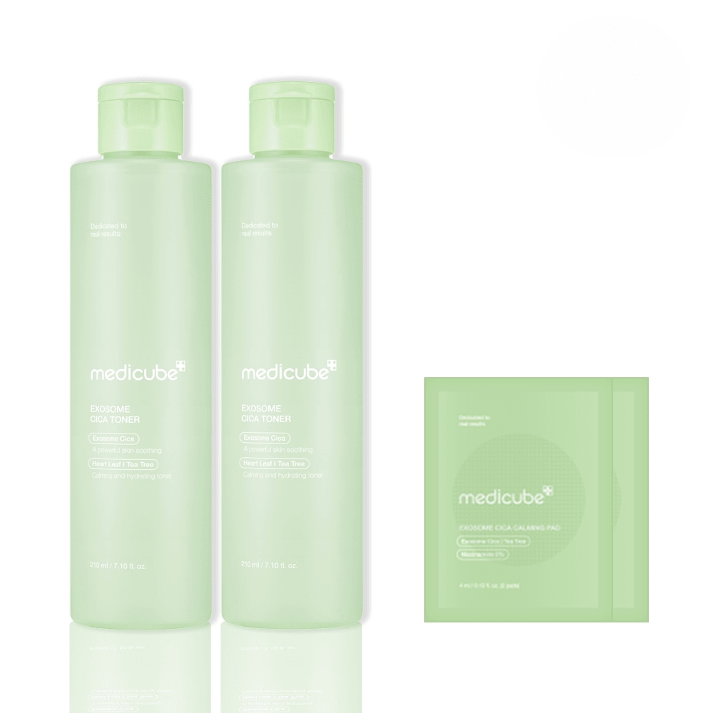 メディキューブ エキゾウム 瓶糊 シカトラブル 鎮静 トナー 210ml2個