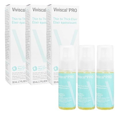 使用期限：2025年12月 ビビスカル プロフェッショナル シントゥシック エリクシール 50ml 3本 ViviscalProfessional 海外発送 日時指定不可　国際郵便発送
