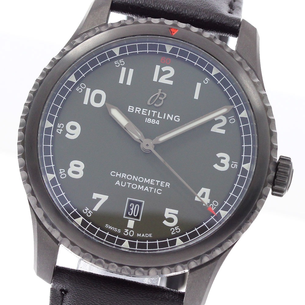 ブライトリング BREITLING M17315 アビエイター8 デイト 自動巻き メンズ 良品 _949695【中古】