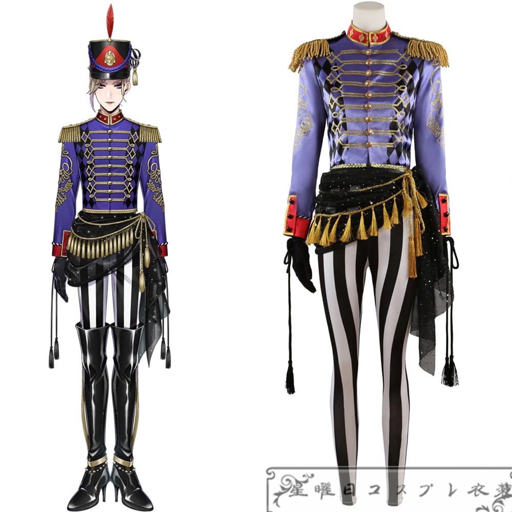 ツイステ ステージインプレイフルランド～踊る人形と幻の遊園地 ヴィル SRプレイフル・ドレス コスプレ衣装 コスチューム