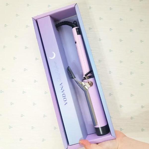 より スイートボックス (ヘアアイロン 36mm バイオレット+クッションブラシ+熱防止パッド)