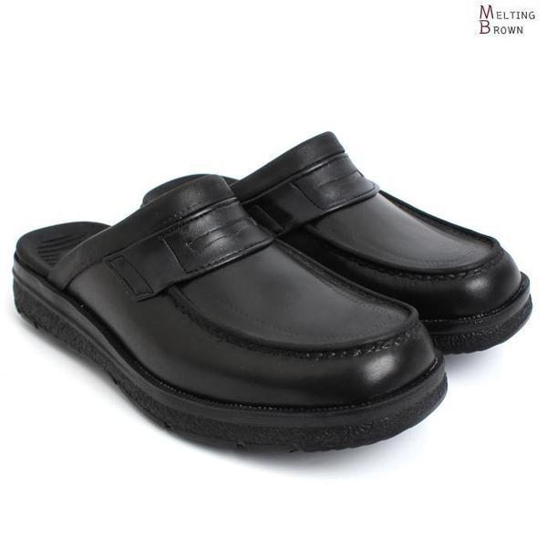 男性用ブロファー メンズ オフィス スリッパ F2
