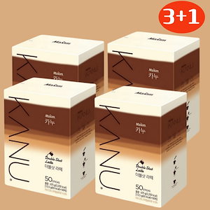 [3+1] KANU マキシムカヌ 50T x 4箱 / コーヒーミックス / ダブルショットラテ