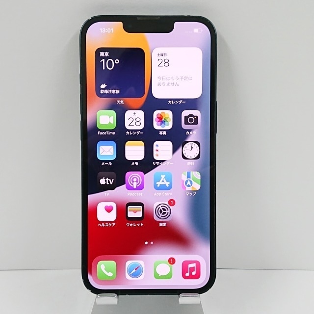 iPhone13 128GB au ミッドナイト 送料無料 本体 c09317 【中古】 33,800円