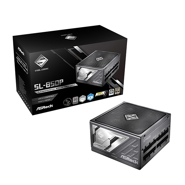 SL-850P ブラック Steel Legend 850w Platinum 電源ユニット メーカー直送