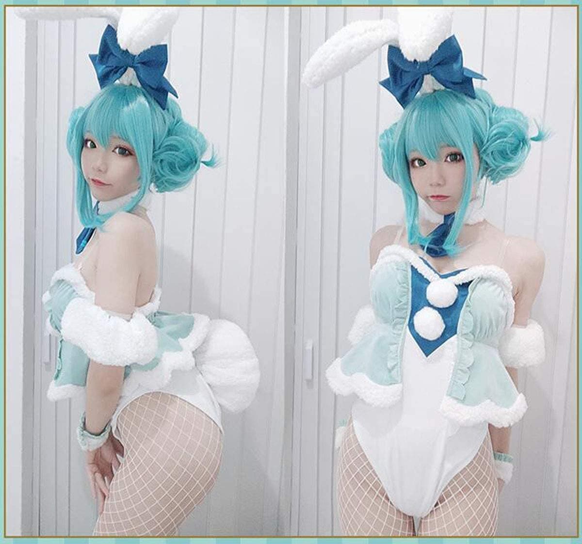 VOCALOID 初音ミク はつね ミク バニーガール コスプレ衣装 豪華セット うさぎ耳+靴下付き 8,798円