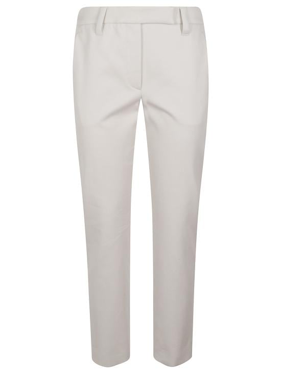 BRUNELLO CUCINELLI Women Straight Pants MA126P7258 C9317 White