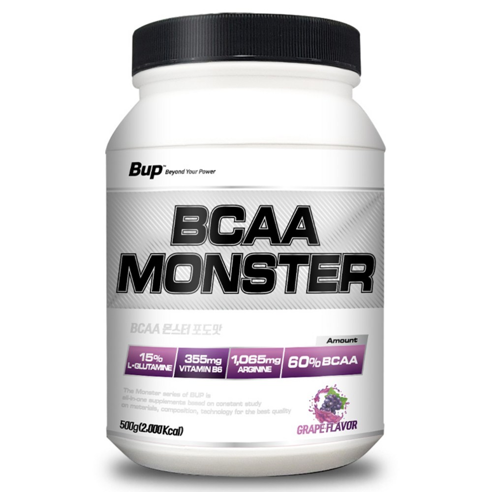 BUP BCAAモンスターブドウ味アミノ酸フィットネスサプリメントBCAA