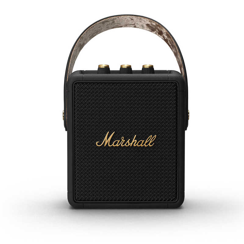 MARSHALL　Bluetoothスピーカー ブラック＆ブラス 　STOCKWELLII-BLACK-AND-BRASS