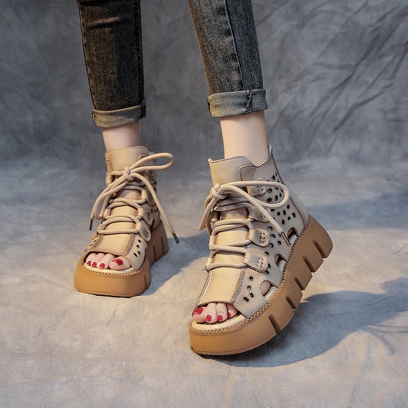 サンダル人気韓国厚底靴夏サンダルレディースカジュアル学院風美腿增高韓国ファッション