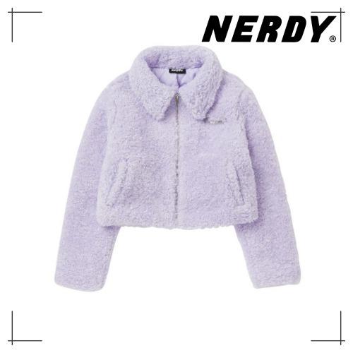 NERDY 公式正規品 womans キャリパー ジャケット Light Purple 韓国ファッション