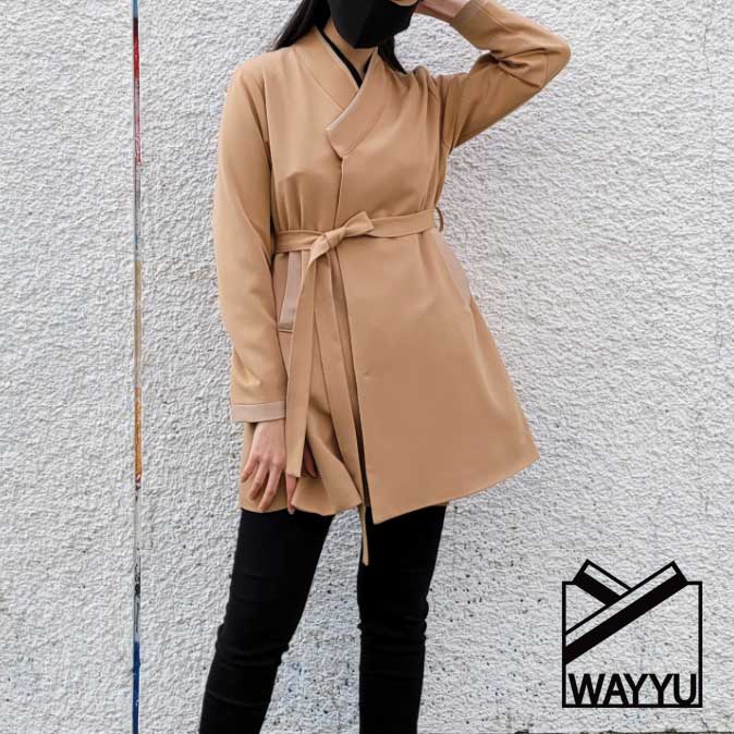【生活韓服】Soye(昭霓) Durumagi Coat (Beige) / 女性ジャケット / トレンチコート / 韓国伝統 21,667円