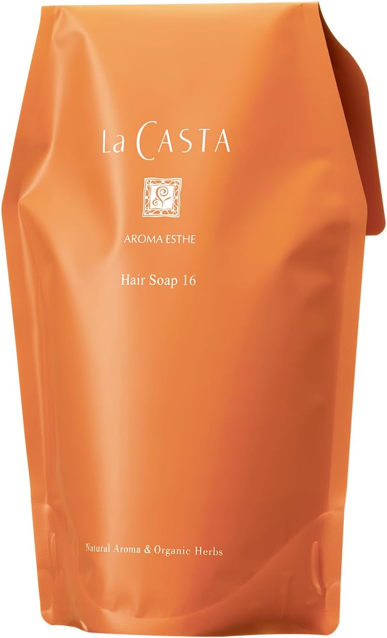 La CASTA ラ・カスタ シャンプー 600ml 詰め替え用 カラーダメージ ヘアソープ16 日本製 天然アロマ