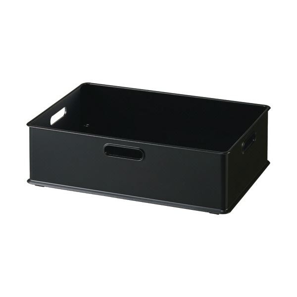 （まとめ） サンカ squ+ナチュラ インボックス M ブラック NIB-MBK 1個 [x5セット]