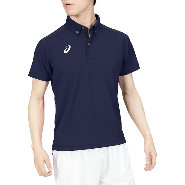 アシックス asics ドライボタンダウンシャツ 半袖 ポロシャツ トレーニング メンズ 2031D920-400 4,503円