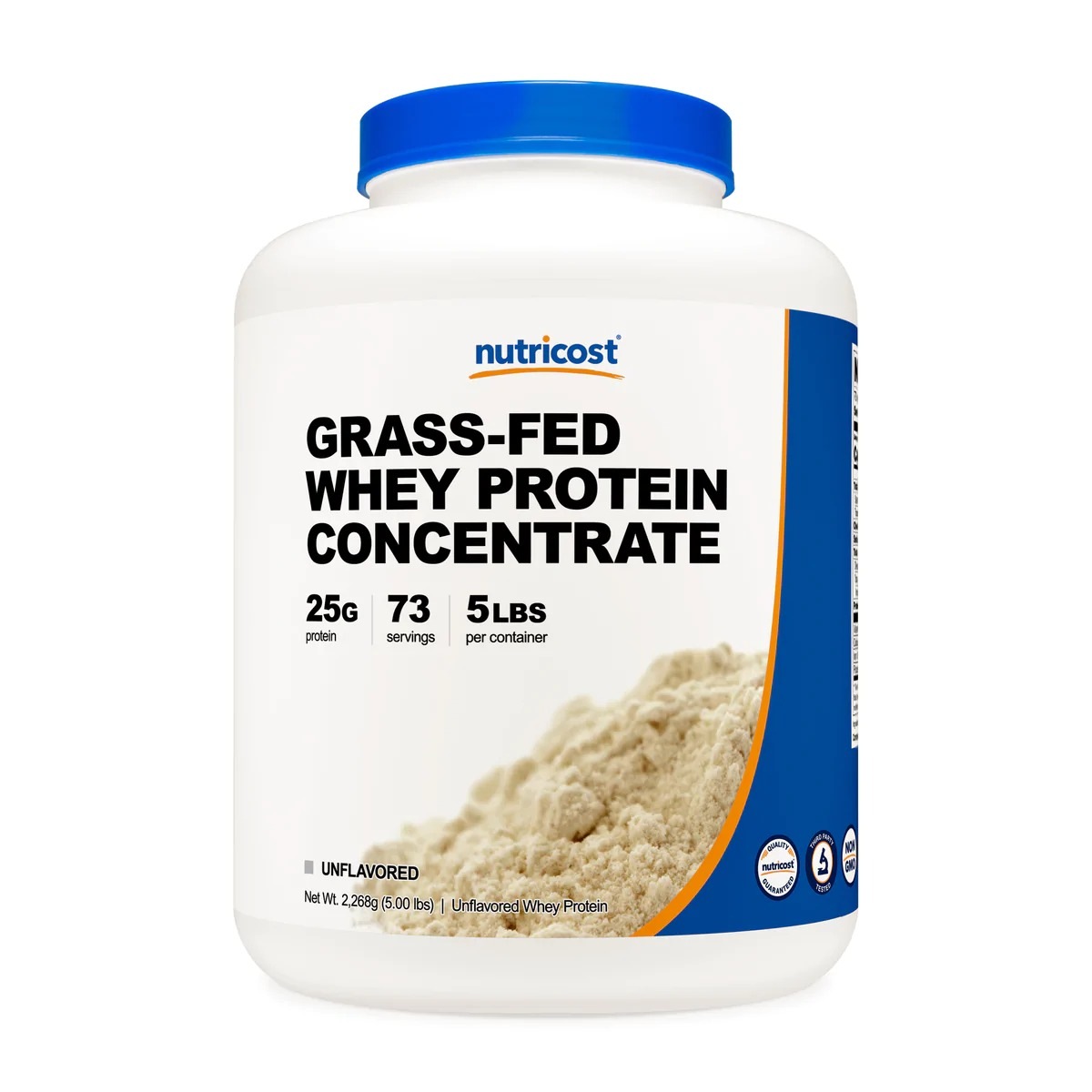 [USA] Nutricost ニュートリコスト Grass-Fed Whey Protein Concentrate Powder UF (5 LB)