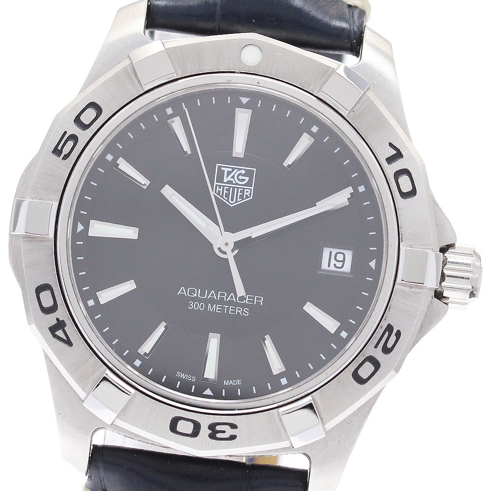 タグホイヤー TAG HEUER WAP1110 アクアレーサー デイト クォーツ メンズ _880957【中古】