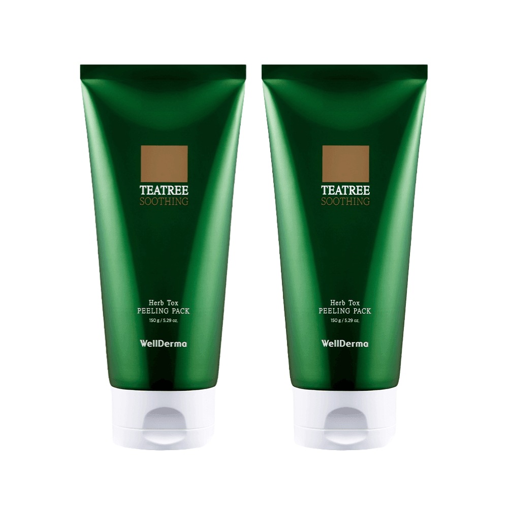 【1+1】 ヨモギ＆ティーツリー ハーブトックス角質ピーリングパック 150ml