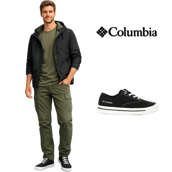 Columbia ホーソンレインローオルト スニーカー 防水 ウォータープルーフ 軽量 靴 くつ クツ シューズ メンズ レディース ギフト プレゼント ブラック yu6488