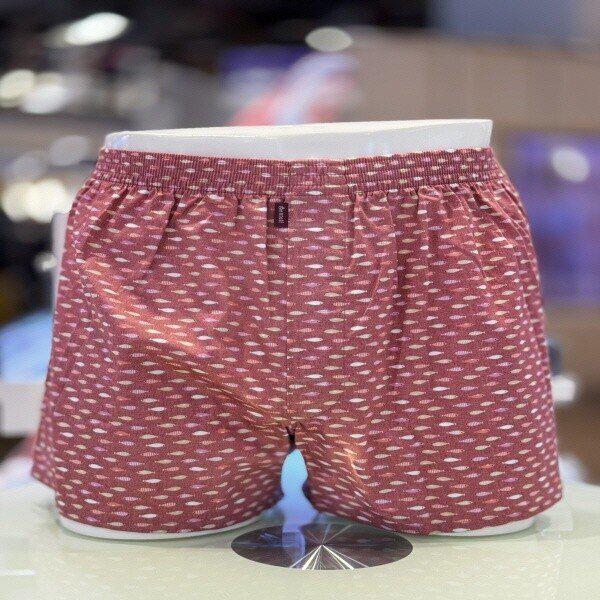 TP8993_魚柄 純綿 四角 男性トランクス