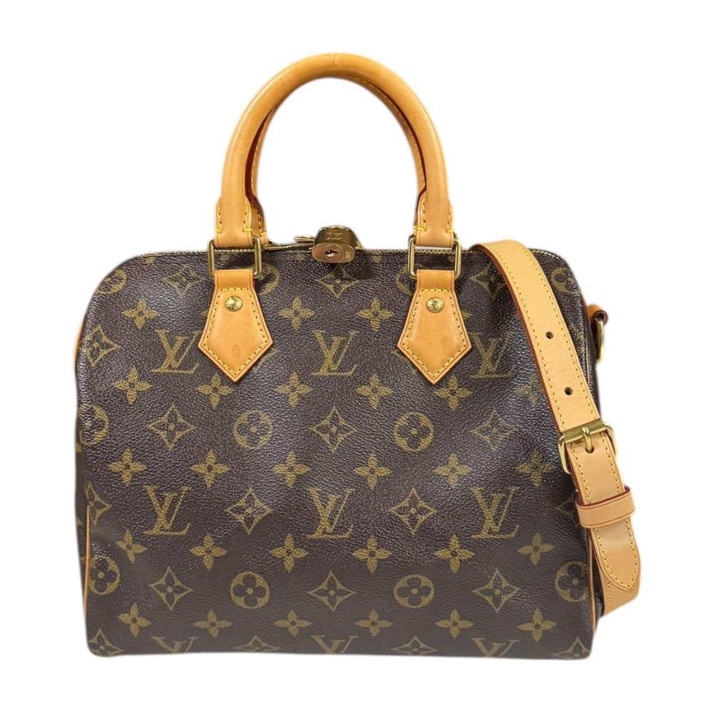 ルイヴィトン スピーディ25バンドリエール モノグラム ショルダーバッグ モノグラムキャンバス M41113 ブラウン LOUIS VUITTON 中古 美品