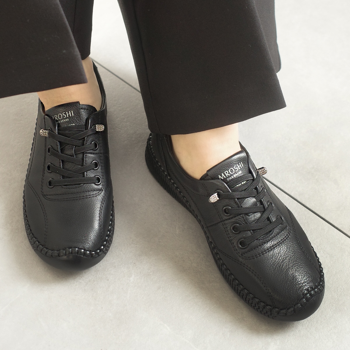 スリッポンシューズ本革柔らかスニーカーレディース靴 レディース