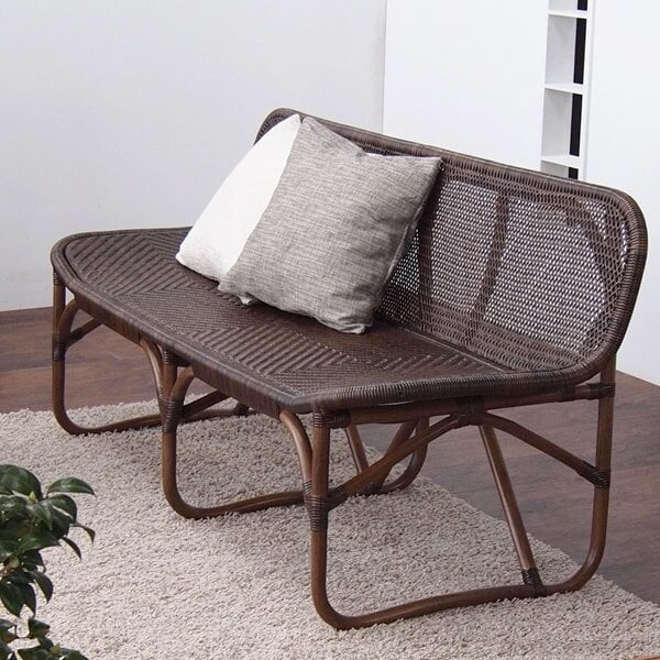 籐 カウチソファ ラタン家具 Handmade 幅160cm カウチ ソファ ソファー 2人掛け ラタン ラタン製 籐製 アジアン アジアン家具 カウチソファー 二人掛け ハンドメイド 手編み 44,967円