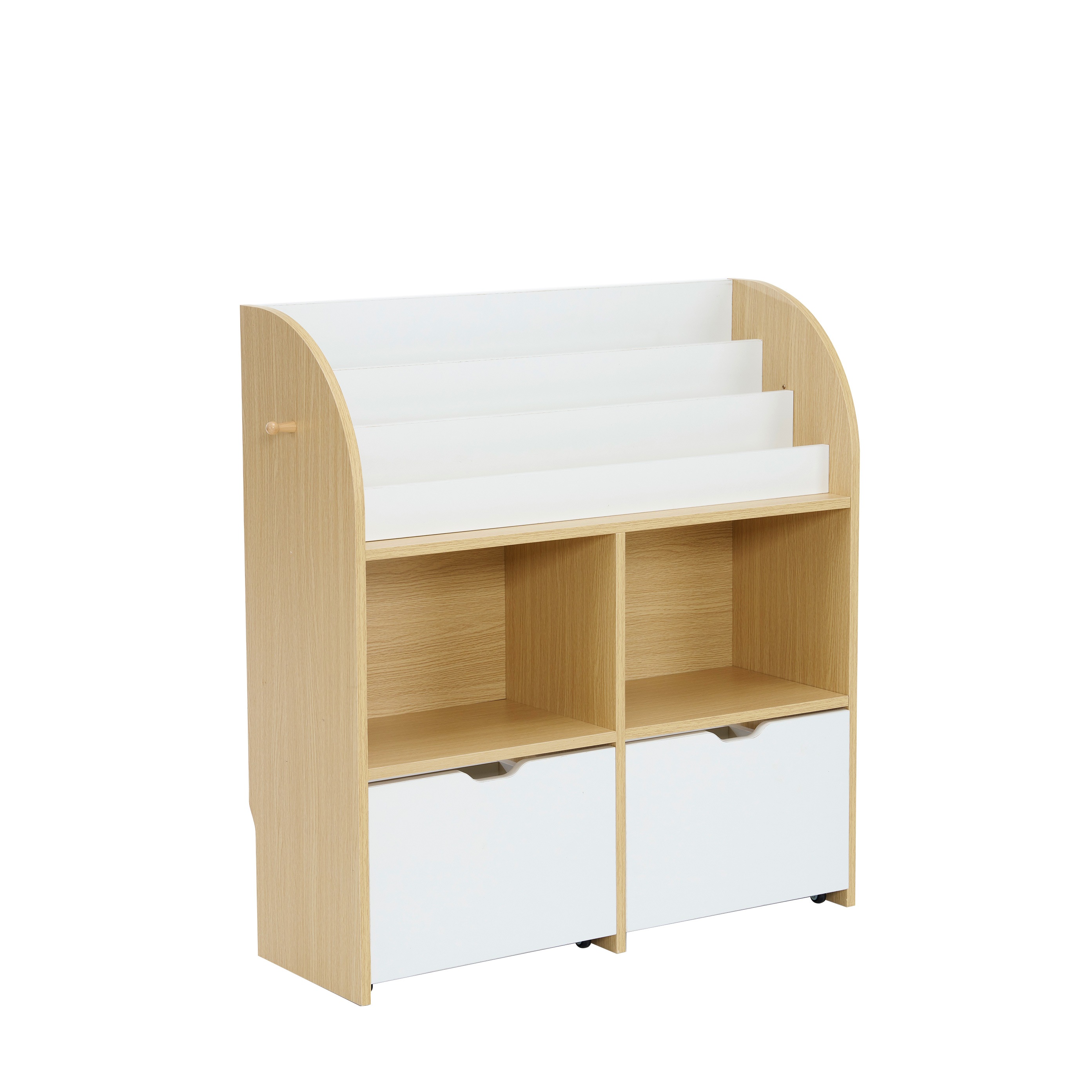 【国内出荷 - 3日配達】【新商品】おもちゃ収納 おもちゃ 収納 絵本棚 子供部屋収納 絵本収納 絵本ラック ブックラック 本棚 子供用 おしゃれ 大容量 引き出し 収納 キャスター 入園 お片付け