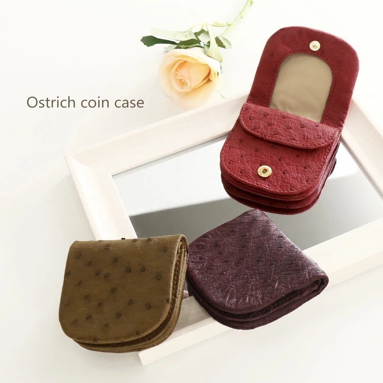 オーストリッチレザーコインケース ネコポス対応