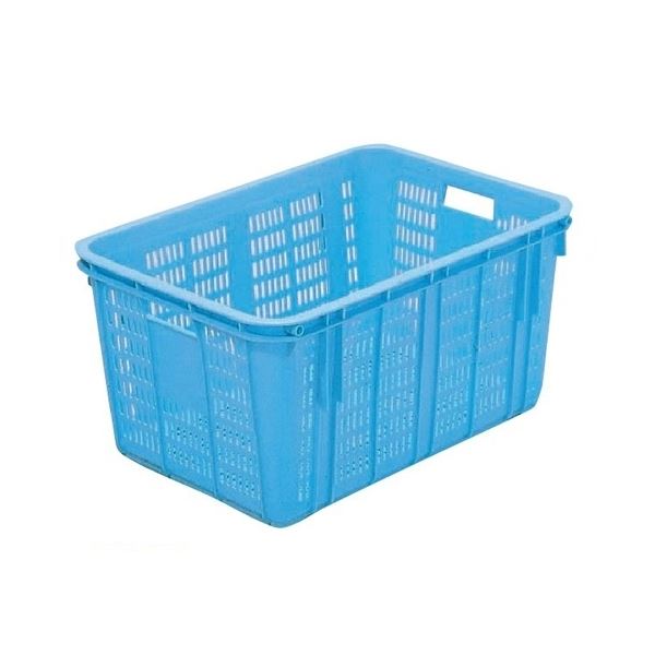 (3個セット)プラスケット/網目ボックス (No.1500 金具付き) ブルー スタッキング金具使用時：段積み可 21,979円