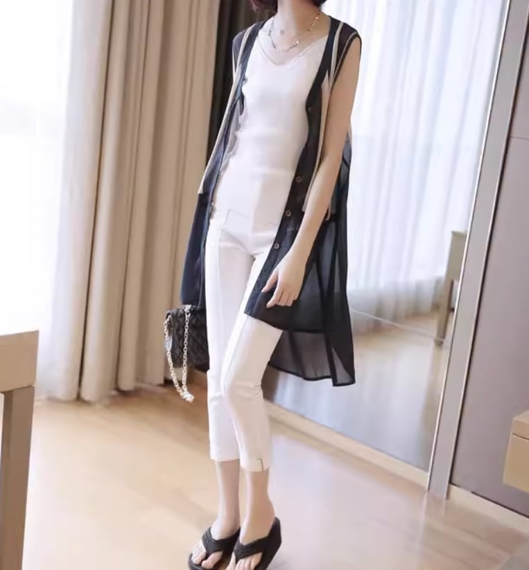 トップス デート モテアイテム カーディガン シフォン 切り替えデザイン 大人可愛い きれいめ 上品 おしゃれ かっこいい 大人可愛い ラブリー キュート ガーリー クール モード系 セクシー