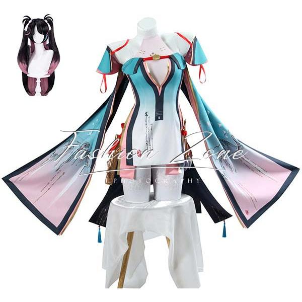 Wuthering Waves 鳴潮 風 折枝 Zhezhi コスプレ衣装 ウィッグ cosplay ハロウィン 演出服 変装