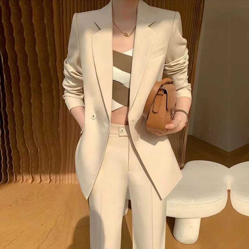 スーツセットアップ2025春の作スーツ女性カジュアルファッションスーツ