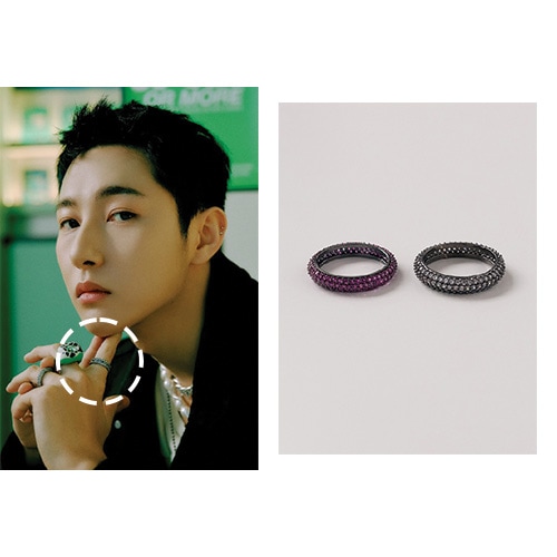 [NCTDREAM ドリー 着用]オービクルリングone size(12号13号)/韓国ファッション 韓国人気ブランド 韓国人気ファッション 人気ジュエリー