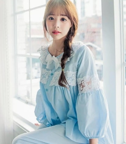 ルームウェア デート モテアイテム 部屋着 ナイトウェア レース 長袖 フリル リボン 可愛い きれいめ 上品 おしゃれ かっこいい 可愛い ラブリー キュート ガーリー クール モード系