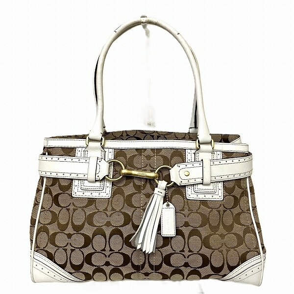 コーチ COACH シグネチャ ハンドバッグ 10508 レディース 【中古】