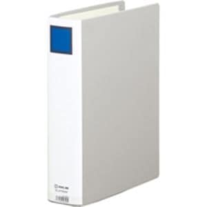 キングジム パイプ式ファイル/スーパードッチ脱着イージー (A4/タテ型) 10冊入り とじ厚：50mm 2475GXA グレー