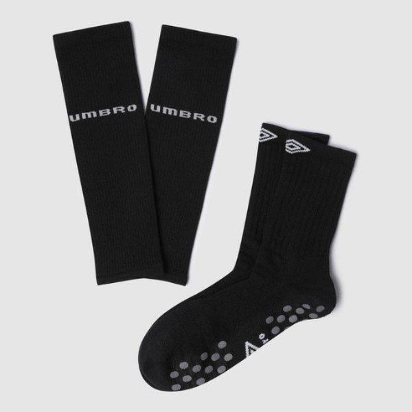 靴下 PQA UQ223SSC55-BLK サッカー ノンスリップ ソックス セット BLACK
