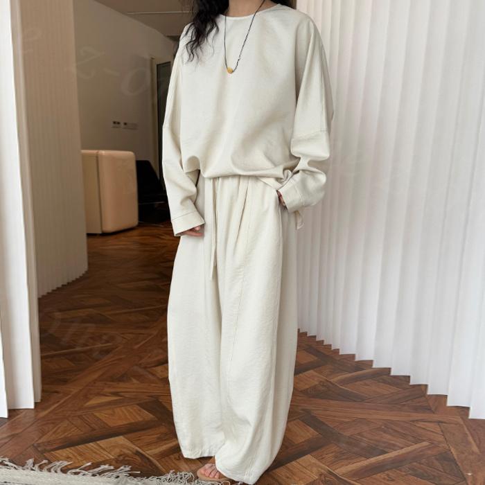 パンツ イージー コクーンパンツ レディース ボトム 速乾 UVカット パンツ カーブパンツ チノパンツ バレルレッグ きれいめ ロング丈