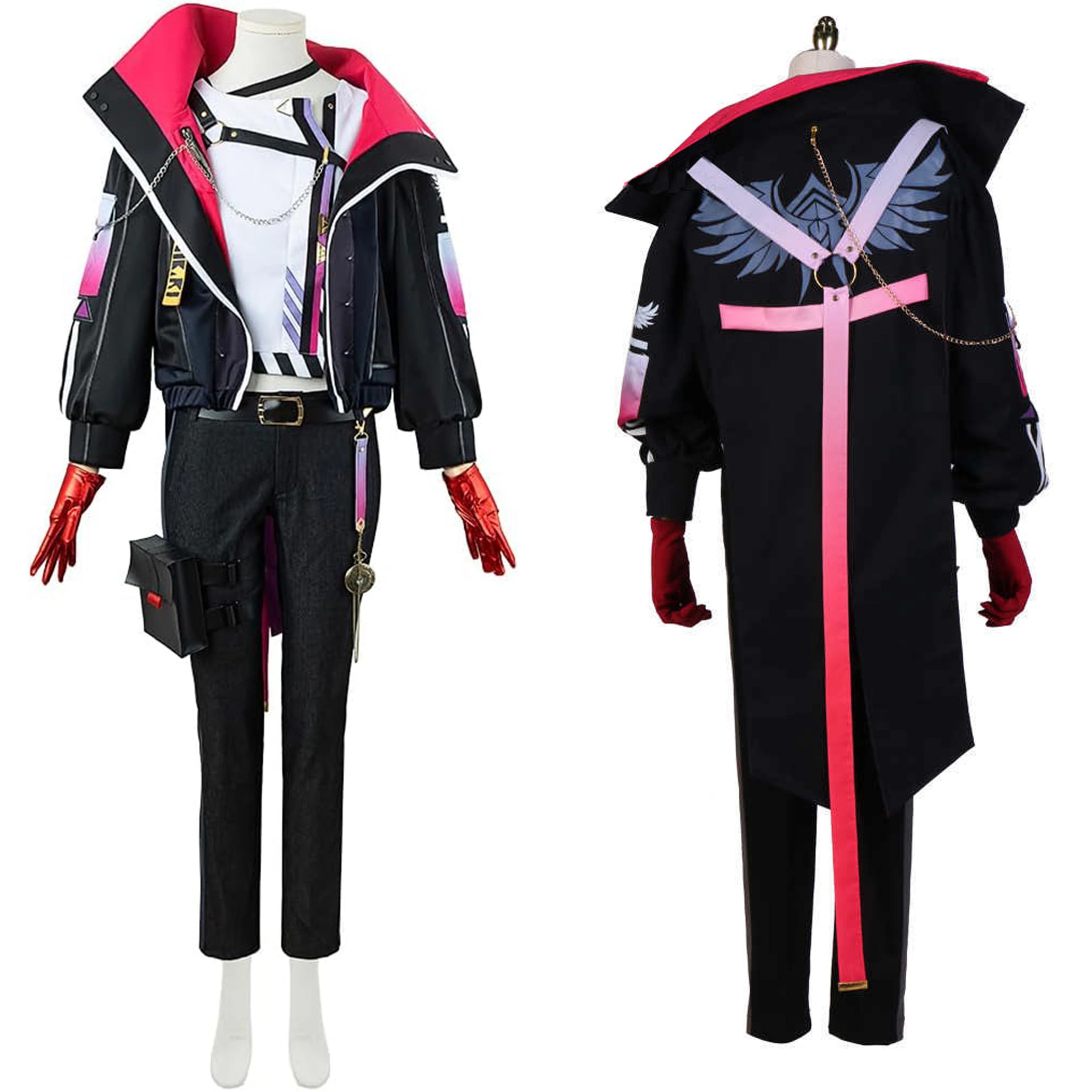 【2枚購入で100円OFF】【全シリーズ発売中】 【値引き中】衣装 コスプレ 仮装 ハロウィン コスプレ衣装 ふうらかなと しきなぎあきら 渡会雲雀 ダズルガーデン セラフ 四季凪アキラ 楽奏斗 にじ