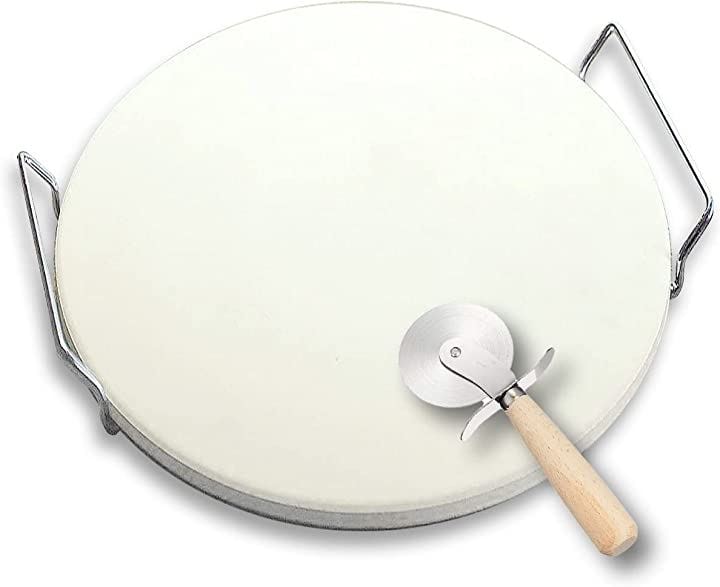 ピザストーン BBQ バーベキューグリル プレート ハンドル ステンレス ピザ窯 プレートサイズ33cm/3点セット