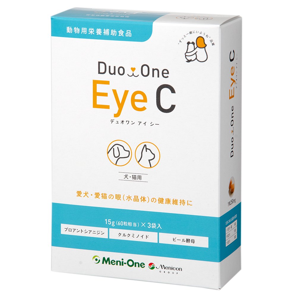 Ｄｕｏ　Ｏｎｅ　Ｅｙｅ　Ｃ（デュオワンアイシー）　犬猫用　１８０粒（６０粒X３袋）　ＣＲＣ45―40―30―00―00