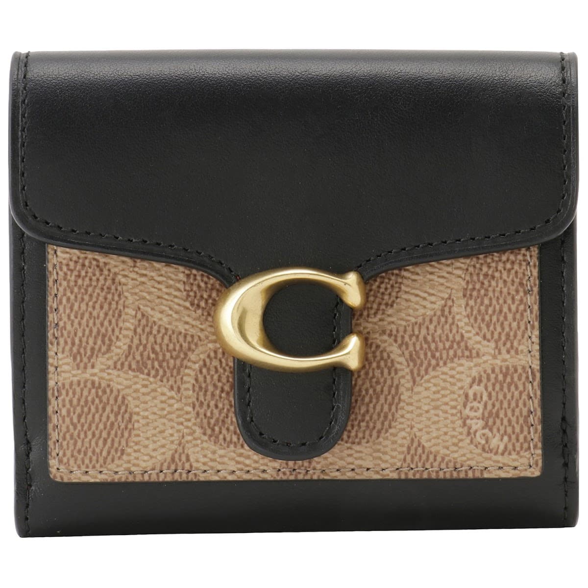 コーチ 財布 COACH レディース タビー カラーブロック シグネチャー キャンバス 二つ折り財布