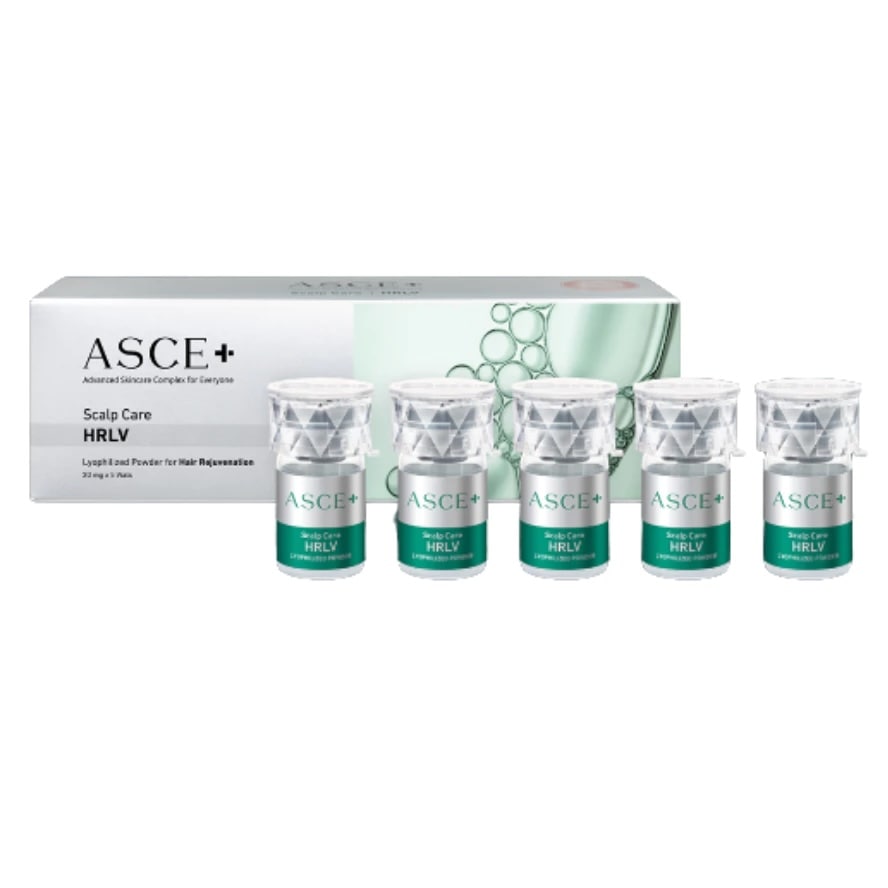 ASCE+ HRLV Scalp Care Premium Hair Solution 5 bottles (1 Box) ASCE PLUS