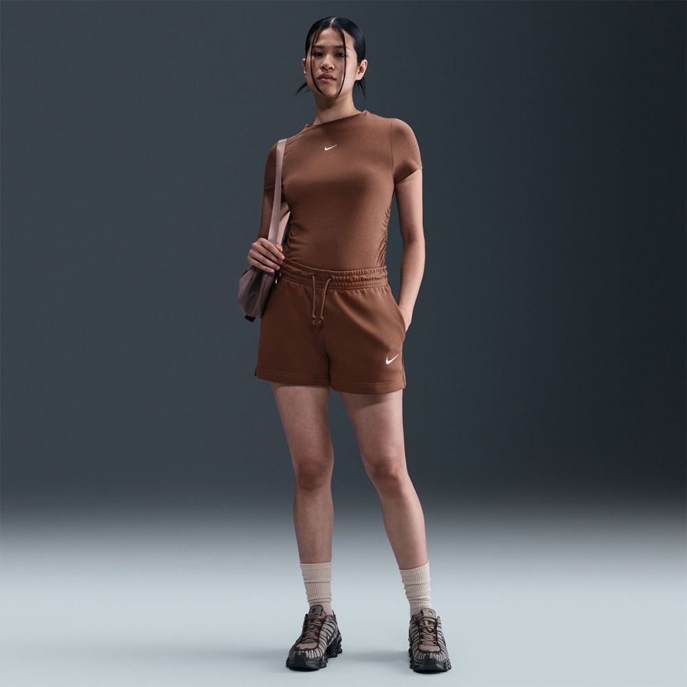 ナイキナイキスポーツウェアフェニックスフリース女性用ミッドライズ 4インチショーツ II0741-265