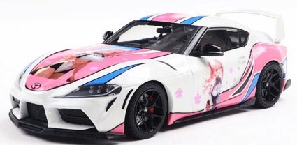 ソリド 1/18 トヨタ GR スープラ ソリドワークス 痛車 2024 (ホワイト/ピンク)【S1809008】 ミニカー S1809008 トヨタ GR スープラ ソリドワークス イタシャ 202 7,854円